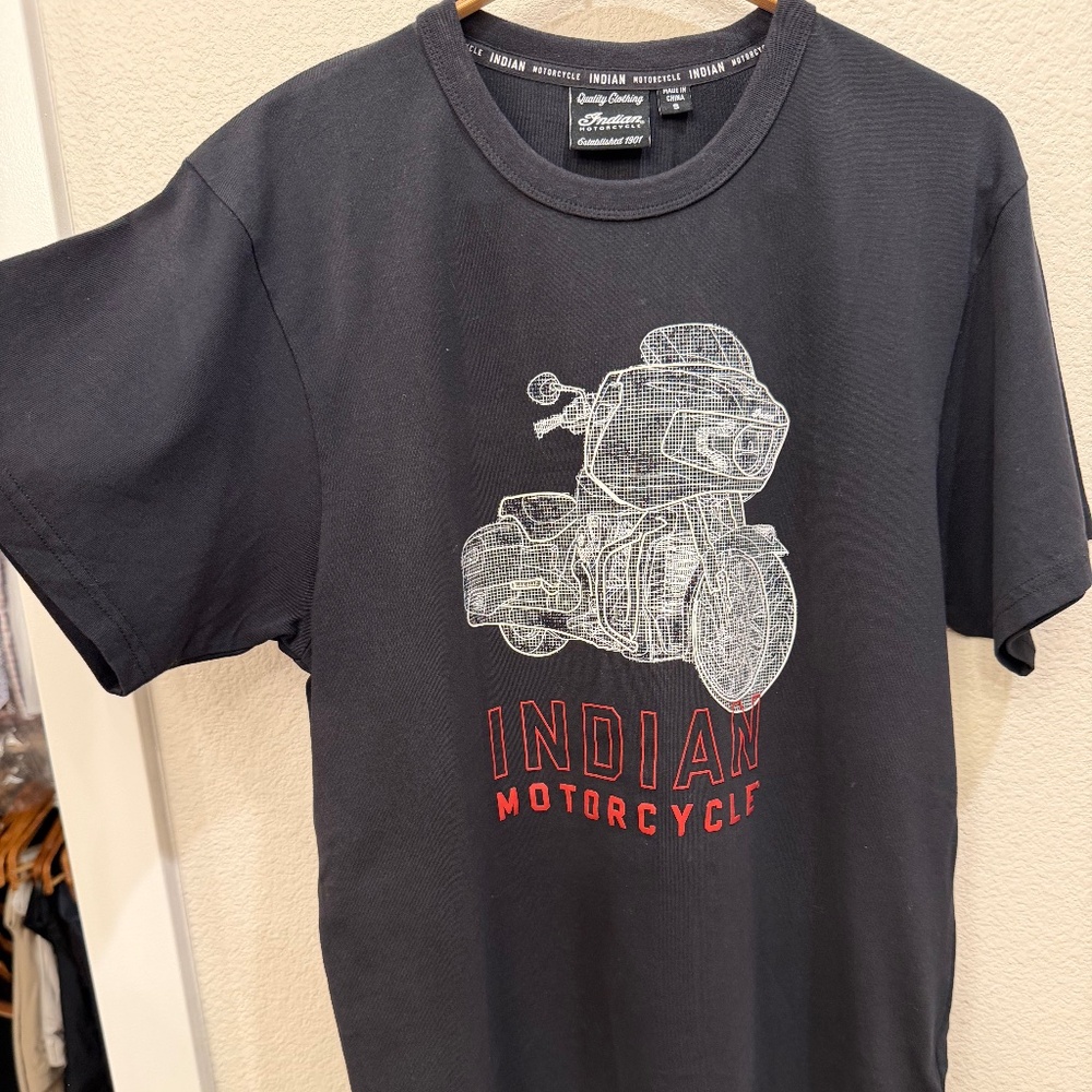 Custom Indian Motorcycle T-shirt